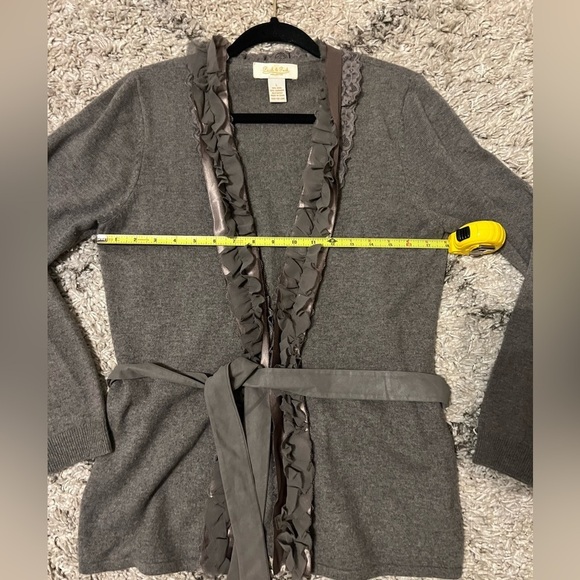 Cashmere Peck and Peck cashmere wool blend cardigan size L (SW110) - Picture 8 of 9